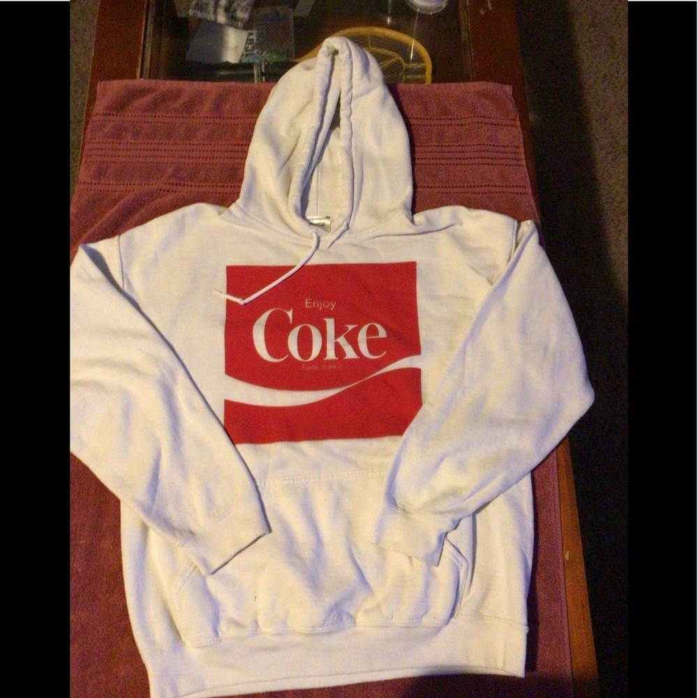 Authentic medium Coca-Cola unisex hoodie size medium excellent condition
